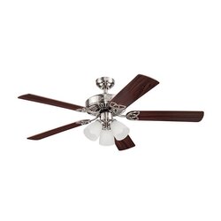 Ventilador de cielo CoolFan Architect Niquel 52 pulg
