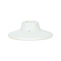 Porta Lámpara Porcelana Blanco 4 pulg