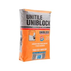 Adhesivo Uniblock Plus Blanco 20 kg