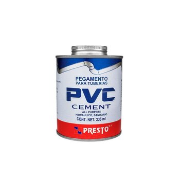 Pegamento PVC Presto 473 ml 1/2 l