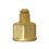Niple Campana Bronce Gas 3/8 x 1/4 pulg