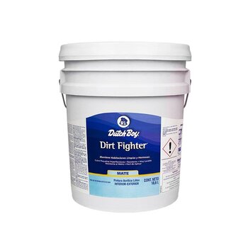 Pintura Acrílica Látex Dirt Fighter Blanco Mate 18.6 Lt