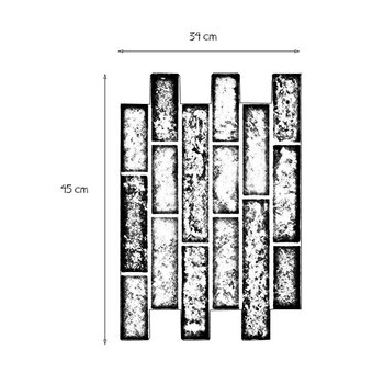 Muro Divana Daltile 34 x 45 cm Red GDV3