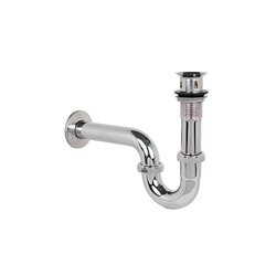 Trampa Latón Lavabo Contra Cromado