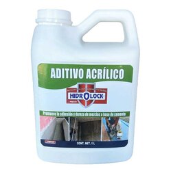 Adhesivo Adherente Aditivo Acrílico Hidrolock 4 Lt