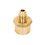 Niple Campana Bronce Gas 3/8 x 1/2 pulg