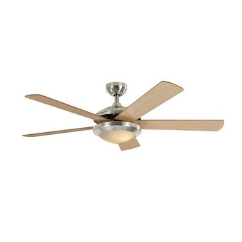 Ventilador de cielo Harbor Breeze Elara Niquel 52 pulg