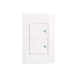 Placa 1 Apagador Sencillo 1 Escalera Lucek Blanco