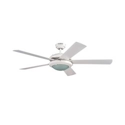 Ventilador CoolFan Vendaval Blanco 52 pulg 5 Aspas