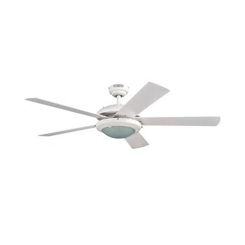 Ventilador CoolFan Vendaval Blanco 52 pulg 5 Aspas