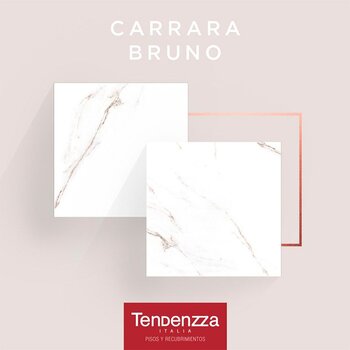 Piso Carrara 60 x 60 cm Café Std 1.44 m2