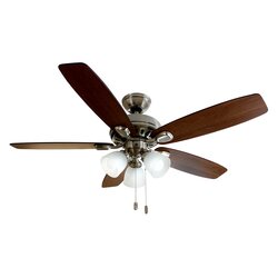 Ventilador de Cielo Hunter Highbury Níquel Cepillado 52 pulg