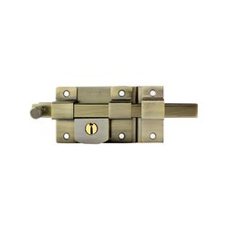 Cerradura de Barra Dexter Latón Antiguo Derecha