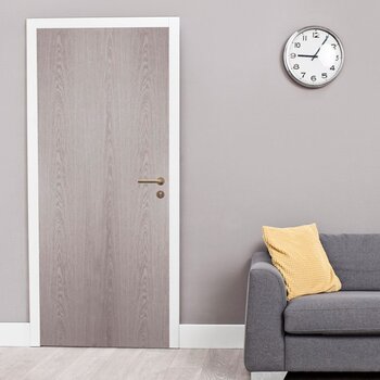 Puerta Tambor 75 x 2.13 m Gris