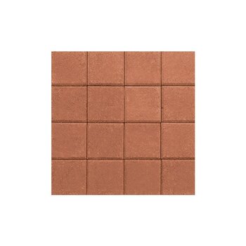 Adoquín Plaza Mextile 20 x 20 x 6 cm Terracota