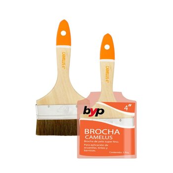 Brocha Byp Camelus 4”