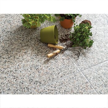 Piso Zen Daltile 60.5 x 60.5 cm Light Grey