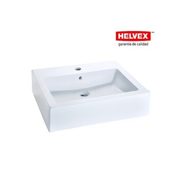 Lavabo Futura Sobreponer Blanco Helvex