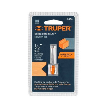 Broca Router Truper Corte V½ pulg