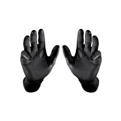 Guante Desechable BDG Grippaz 100% Nitrilo Negro