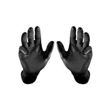 Guante Desechable BDG Grippaz 100% Nitrilo Negro
