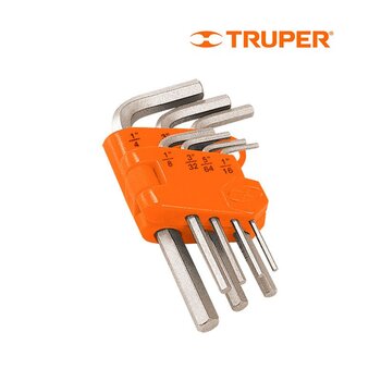 Juego Llave Allen Std Truper 7 pz
