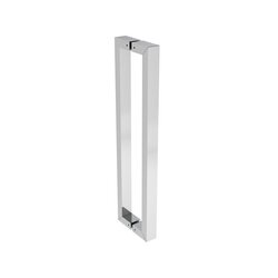 Jaladera Puerta Tipo L Acero Inoxidable 60 cm