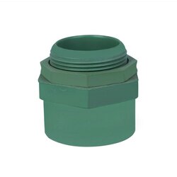 Conector Tubo Conduit PVC Pesado 1½ pulg Verde