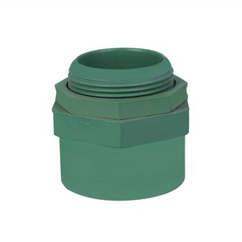 Conector Tubo Conduit PVC Pesado 1½ pulg Verde