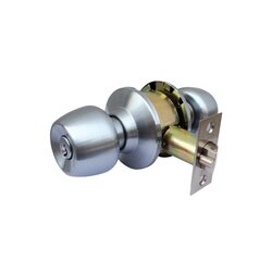 Cerradura Recámara Brandy Wine Cromo Mate