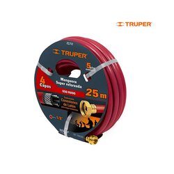 Manguera Jardín Truper ½ Cuatro Capas 25 m