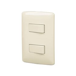 Placa Armada Volteck 1 Apagador Sencillo 1 Escalera