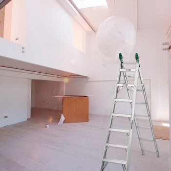 Escalera Aluminio Cuprum Convertible 15 Peldaños