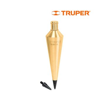 Plomada Truper Zamac con Centro 330 gr