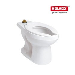 Taza Fluxómetro Alargada Helvex Altura Confort TZF NAO17