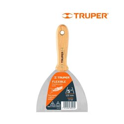 Espátula Flexible Mango Madera 5 pulg Truper ET5F