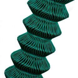 Malla Ciclónica Forrada DeAcero 1 x 20 ML Cal 12.5