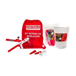 Kit de Sistema de Nivelación para Pisos Pro2 Redtools KSN2