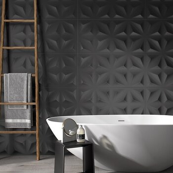 Muro Pure Fiore Daltile 45 x 90 cm rectificado black GPR5