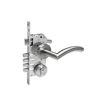 Cerradura Entrada U Dexter Alta Seguridad Ll/Ll Acero Inox.