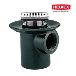 Coladera Helvex una Boca Rejilla Cuadrada 24-CH