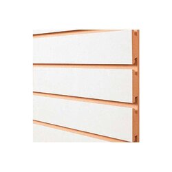 Panel Ranurado Blanco 18 mm 4 x 8 pies