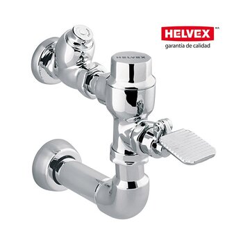 Fluxómetro Taza Flux Pedal Expuesto Spud 38 mm 3.5 l Descarga