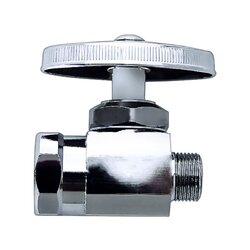 Llave Angular Cromada 1/2 x 3/8 pulg coflex