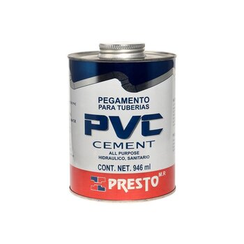 Pegamento PVC Presto 946 ml