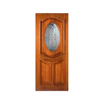 Puerta de Caoba Oval Baggio Gumont .91 x 2.13 mts​