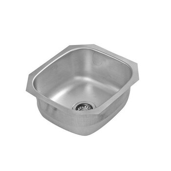 Fregadero CS100 marca Eb técnica 48 x 43 cm 1 tina