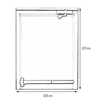 Paquete Puerta Emergencia Derecha 103 x 219 cm RH/LHR