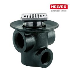 Coladera Piso Tres Bocas Helvex 25-CH