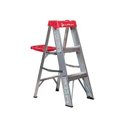 Escalera Cuprum de Tijera Aluminio 3 Pies 90 kg